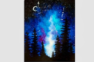 Paint Nite: Milky Way in the Pines